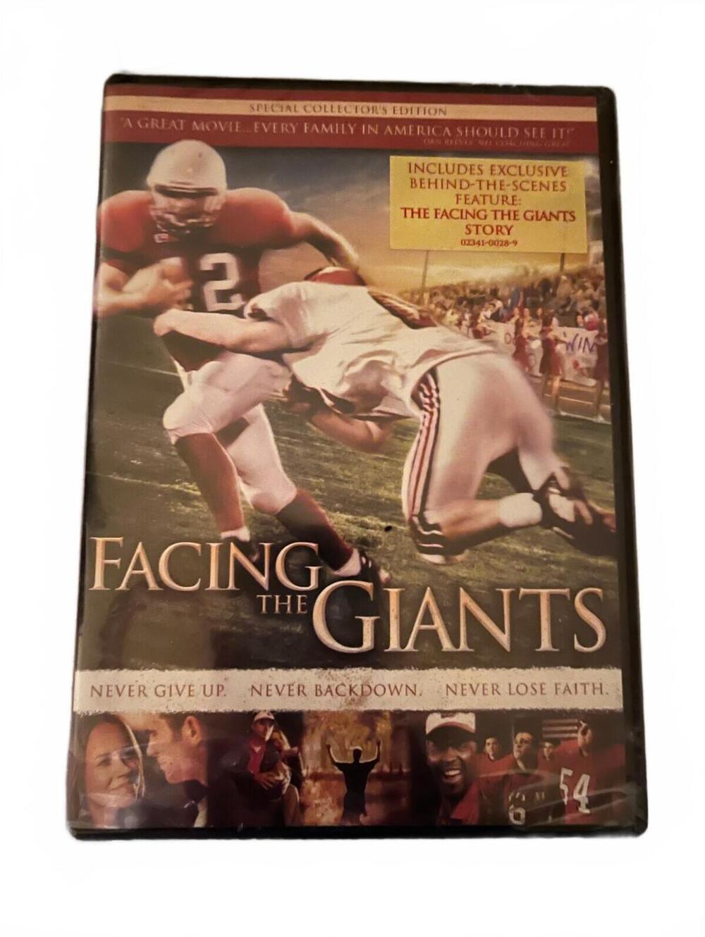 Facing the Giants DVD 2006 Christian Football Faith Movie Factory Sealed New